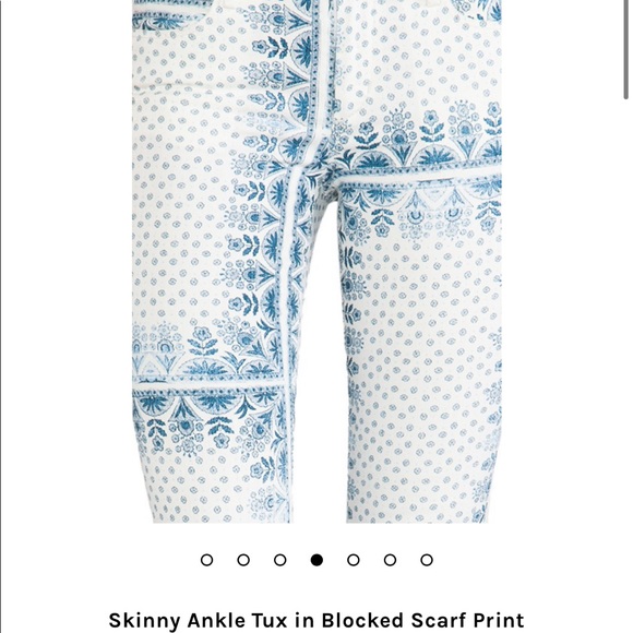Joe Jeans Skinny Ankle Tux Blocked Scarf Print 29 - Picture 9 of 10
